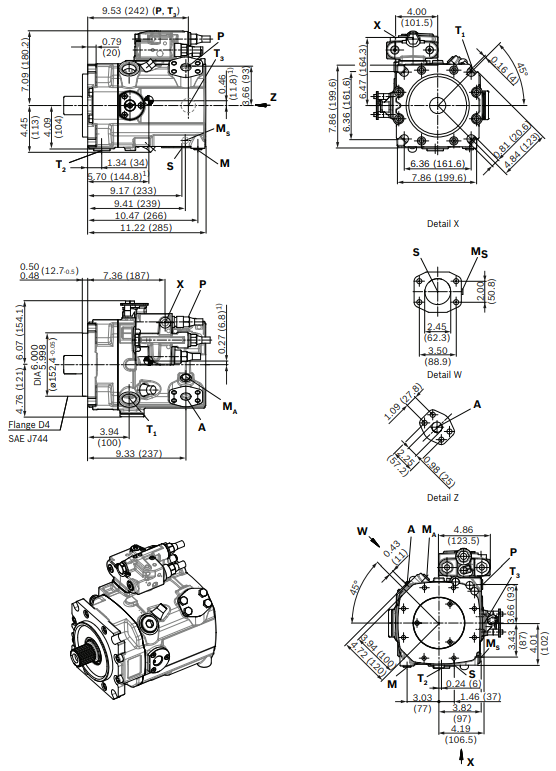 A15VLO A15VSO поршневой насос