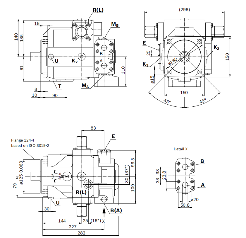 Гидронасосы Bosch Rexroth A4VSG